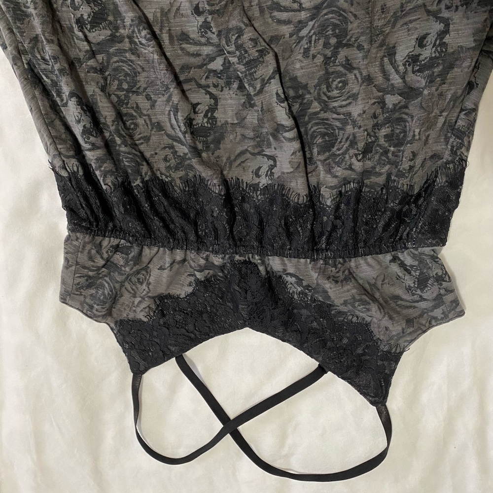 Skull And rose beautiful smoky dress